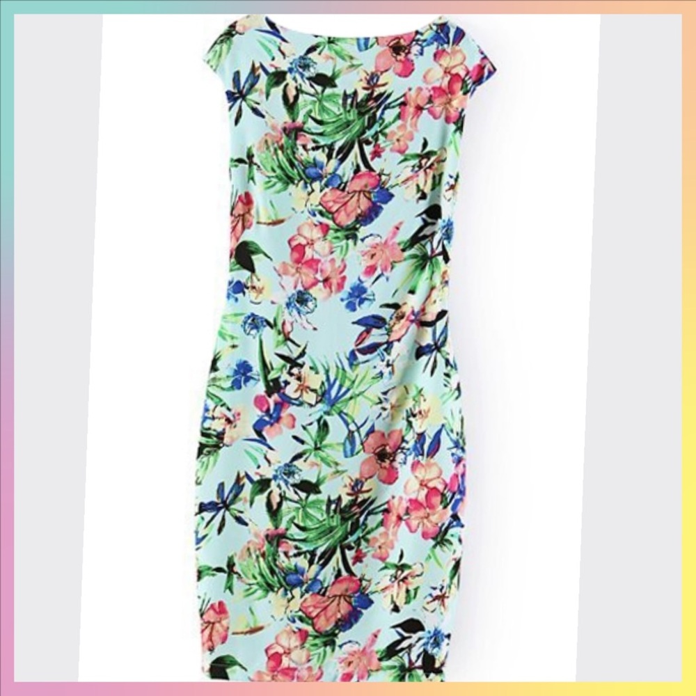 ZARA floral dress 🌺